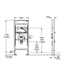 Grohe Rapıd Sl Urınal Isı Sensorlu - 39376000 - 2
