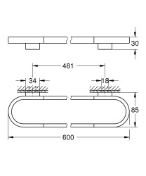 Grohe Selection Havluluk - 41056DC0 - 2