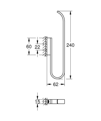 Grohe Selection Yedek tuvalet kağıdı tutacağı - 41067GL0 - 2