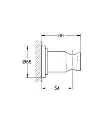 Grohe Sena El Duşu Askısı - 28690000 - 2