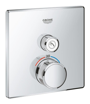 Grohe SmartControl Ankastre Termostatik Duş Bataryası - 29123000 - 1