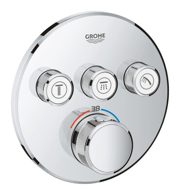 Grohe SmartControl Termostatik Ankastre Banyo Bataryası - 29121000 - 1