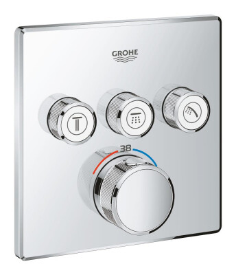 Grohe SmartControl Termostatik Ankastre Banyo Bataryası - 29126000 - 1