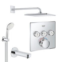 Grohe SmartControl Termostatik Ankastre Banyo Bataryası Seti - 29126000-SET1 - Grohe