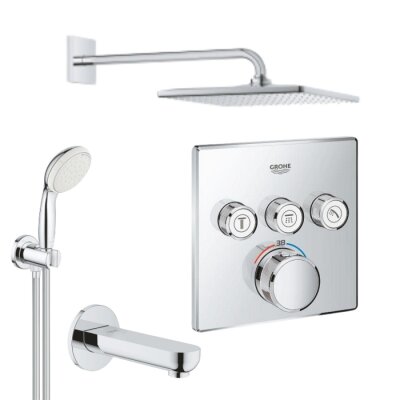 Grohe SmartControl Termostatik Ankastre Banyo Bataryası Seti - 29126000-SET1 - 1