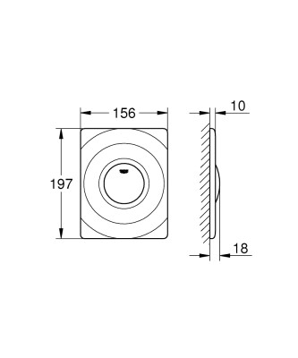 Grohe Surf Kumanda Paneli - 37063000 - 2