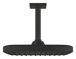 Grohe Tempesta 250 Cube Tepe duşu seti 142 mm, tek akışlı Mat Siyah - 266882430 - Grohe