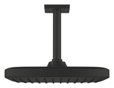 Grohe Tempesta 250 Cube Tepe duşu seti 142 mm, tek akışlı Mat Siyah - 266882430 - 1
