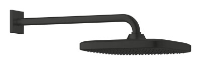 Grohe Tempesta 250 Cube Tepe duşu seti 380 mm, tek akışlı Mat Siyah - 266872430 - 1