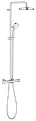 Grohe Tempesta Cosmopolitan System 210 Duvara Monte Termostatik Bataryalı Duş Sistemi - 27922001 - Grohe
