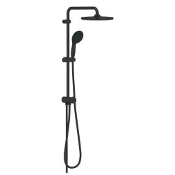 Grohe Tempesta Cosmopolitan System 250 Duvara monte termostatik bataryalı duş sistemi Mat Siyah - 266702431 - 1