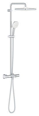 Grohe Tempesta System 250 Cube Duvara monte termostatik banyo bataryalı duş sistemi - 26975001 - 1