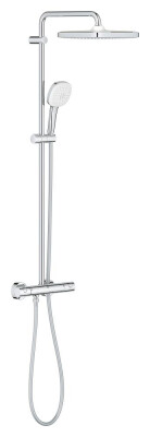 Grohe Tempesta System 250 Cube Duvara monte termostatik bataryalı duş sistemi - 26689001 - 1