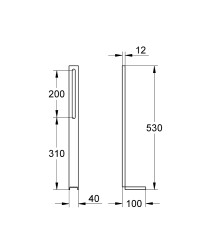 Grohe Uniset destekleme ayakları - 37304000 - 2