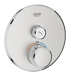 Grohe Grohtherm SmartControl Tek valfli akış kontrollü, ankastre termostatik duş bataryası - 29118DC0 - 1