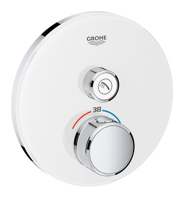 Grohe Grohtherm SmartControl Tek valfli akış kontrollü, ankastre termostatik duş bataryası - 29150LS0 - 1