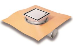 Hüppe Master V 10x10 cm, Mat Satine, Yalıtımlı, Yandan Çıkışlı - 47H0026000000025 - Hüppe