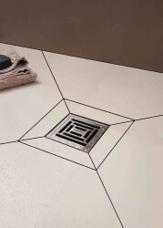 Hüppe Master X 10x10 cm,Mat Satine, Yalıtımlı, Yandan Çıkışlı - 47H0026000000003 - Hüppe