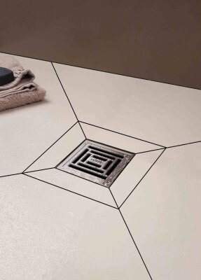 Hüppe Master X 10x10 cm,Mat Satine, Yalıtımlı, Yandan Çıkışlı - 47H0026000000003 - 1